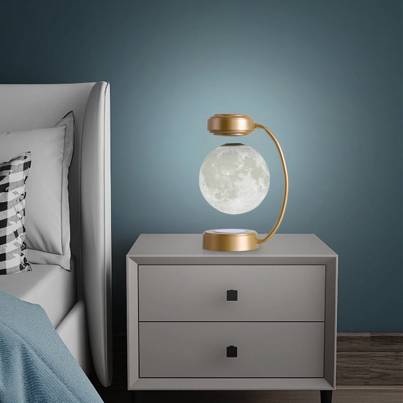 Creative Personality Magnetic Levitation Moon Lamp For home