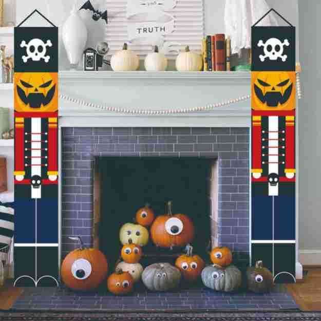 Halloween Halloween Soldier Model Nutcracker Banner Couplet