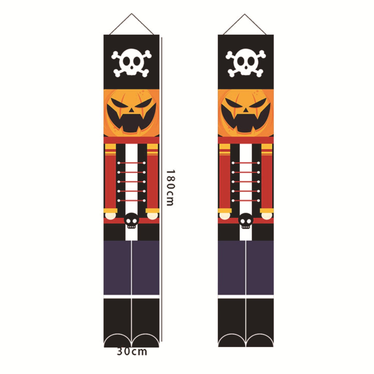 Halloween Halloween Soldier Model Nutcracker Banner Couplet