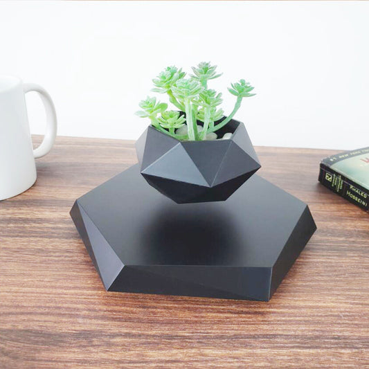 Floating Magnetic Levitating Flower pot Home Office Desk Decor Creative Gift